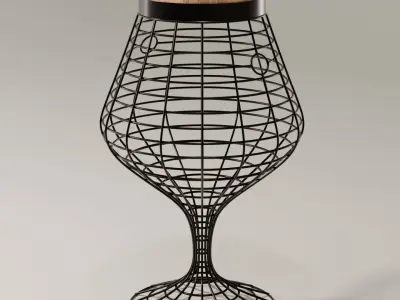 Cork Catcher Table 3D model