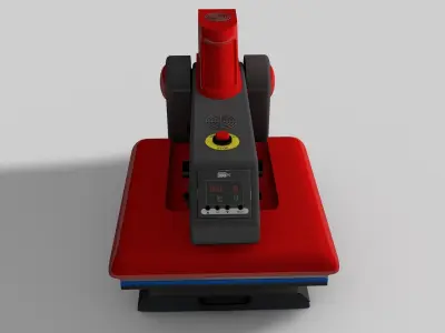 Automatic Flatbed Heat Press Machine Free 3D model
