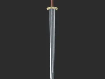 High Quality Viking Sword Free 3D model