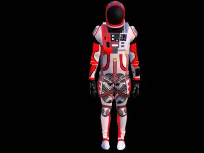 Astronaut Spacesuit Indonesia 3D model