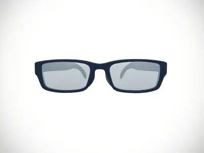 Spectacle Frame Low-poly 3D model