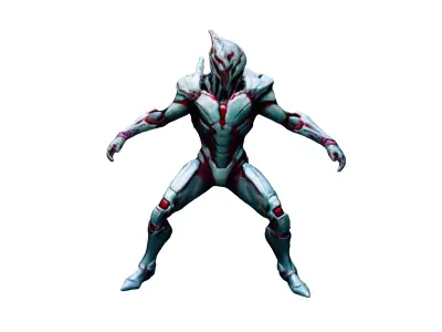 Cyber Sentinel - Futuristic Warrior 3D model 3D model