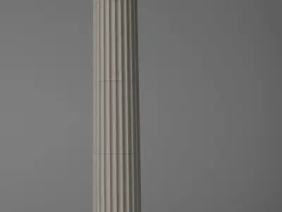 Column - Corinthian Order 3D model
