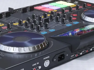 DJ Set 3D model