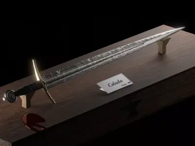 Medieval Sword  3D model