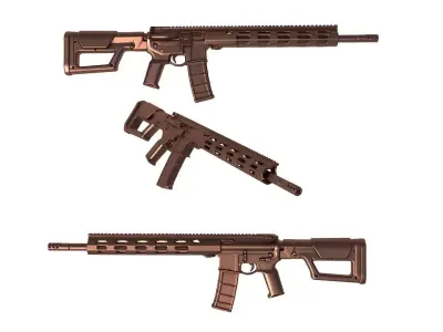 AR-556 MPR  -  ar rifle 3D print model