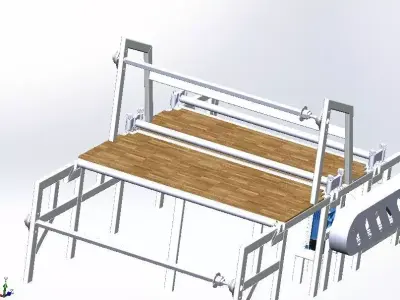 Felt Sticking Machine 3D model