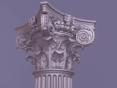 composite column 3D print model