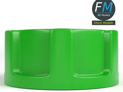 Plastic hose cap 1 3D model