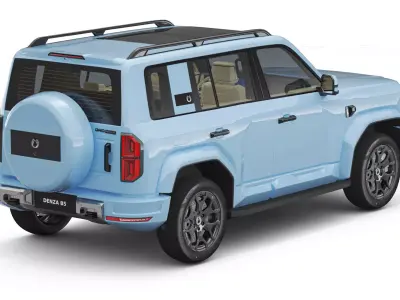 2026 BYD DENZA B5 with Interior 3D model