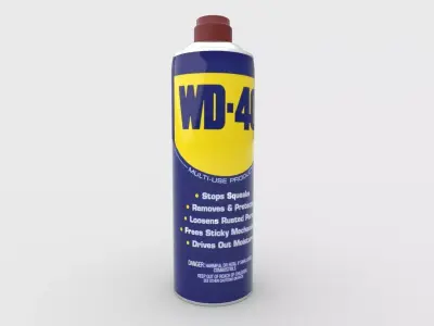 WD 40 Spray Can 3D model