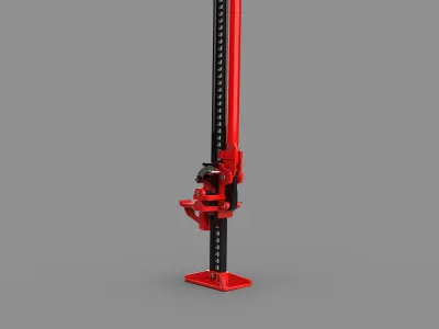 Hi-Lift 4x4 Farm Jack Low-poly 3D model