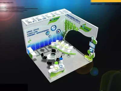 Exhibition - Area - 6X6-3DMAX2009-014 3D model