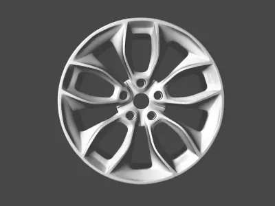 Wheel Alloy model - Skoda 3D model