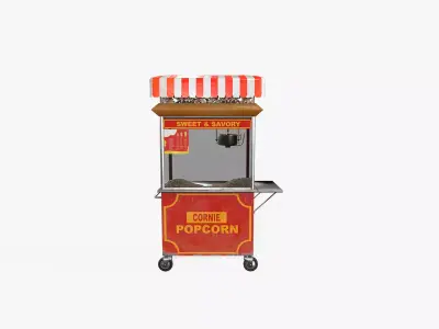 Main Truck 02 Low-poly 3D model