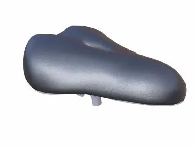 Bicycle Seat Low-poly 3D model
