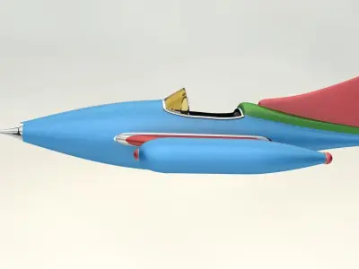 Space Ship Free 3D model 3