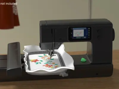  Sewing Printer with Needle Threader Rigged 