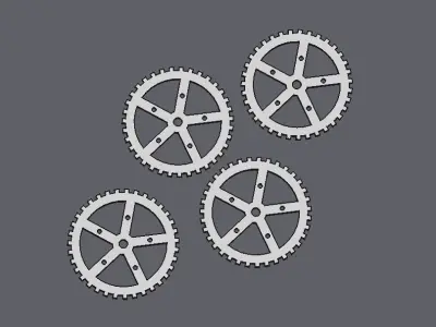 Gear - Steampunk Free 3D print model