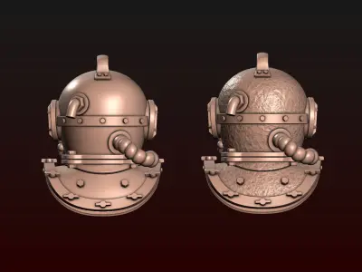 Diving Helmet 3D print model