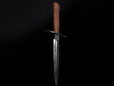 Le Vengeur de 1870 Low-poly 3D model