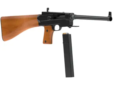 MAS-38 airsoft gun 3D model