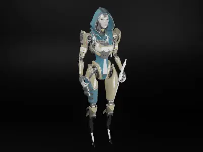 Apex Legends - Ash Model Rigged 3D model
