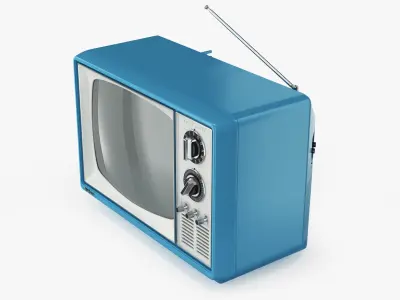 Vintage TV Quasar XP3163ML 3D model