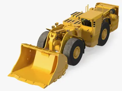 Mining Loader Cat R1600H Rigged 3D model