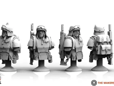 Universal Guard - Bust 3D print model