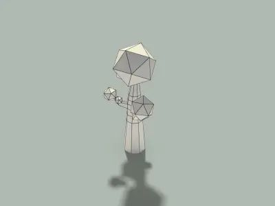 Low Poly Tree Low-poly 3D model