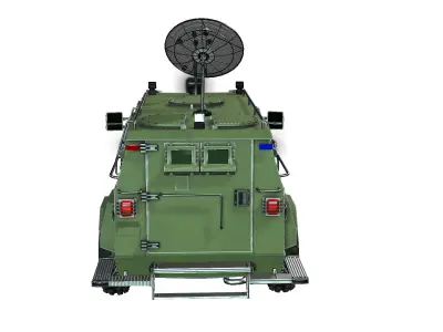 Armored Truck Low-poly 3D model purchase