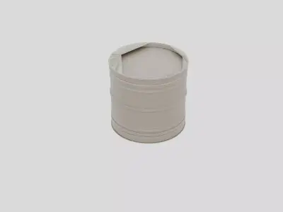 Industrial Storage Drum Barrel for 3D print 3D model