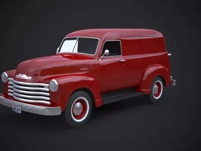 Chevrolet Panel Van 1951 3D model