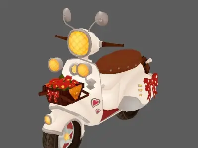 vehicle lowpoly  Low-poly 3D model