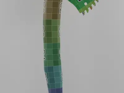 Axe Saw  Low-poly 3D model