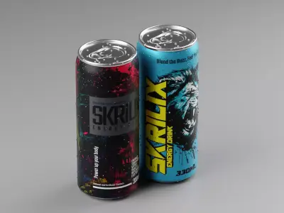 Soda Can Energy Drink 3D model