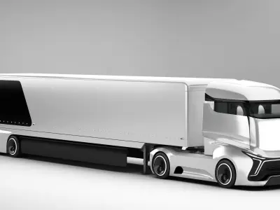 Generic Future Truck EV 3D model