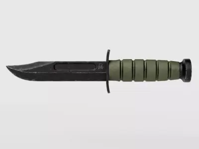 Military Knife Low-poly 3D model