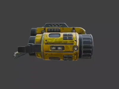 Binocular Sentinel Low-poly 3D model