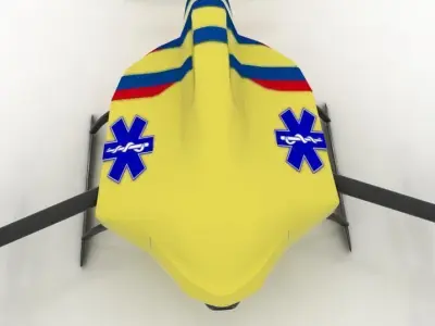 Ambulance Drone 3D model purchase