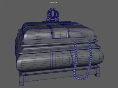 Jwellery boxx  Low-poly 3D model