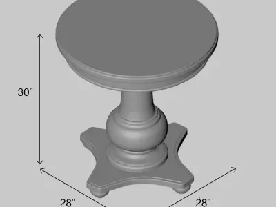 Parlor Table 01 Free 3D model