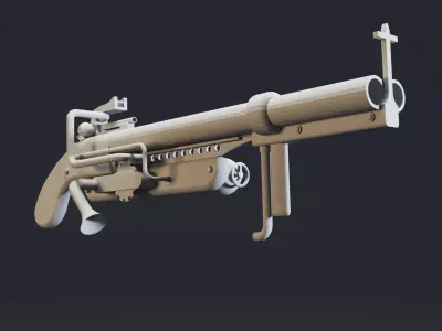 6- Rayguns- High detail 3d models Low-poly 3D model