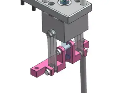 Bullet swaging press tool 3D model