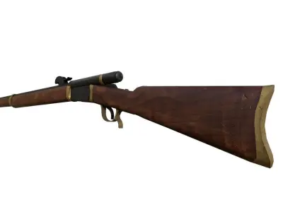 3D Gaming Gun 3D model