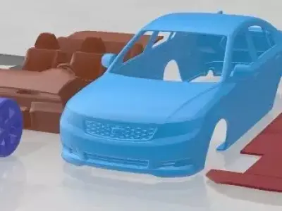 Kia Optima 2009 Printable Car 3D print model