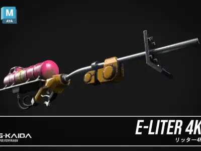 Prop - Weapon - E-Liter 4k 3D model