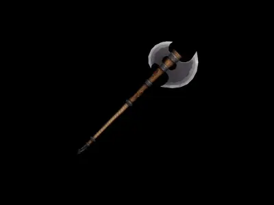 Essential Axe Low-poly 3D model