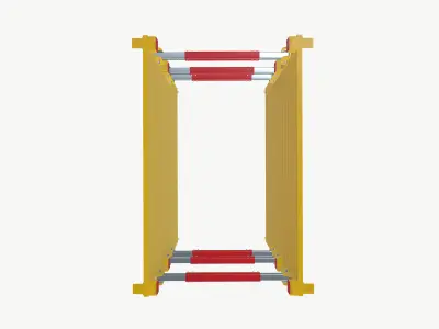 Shoring Low-poly 3D model